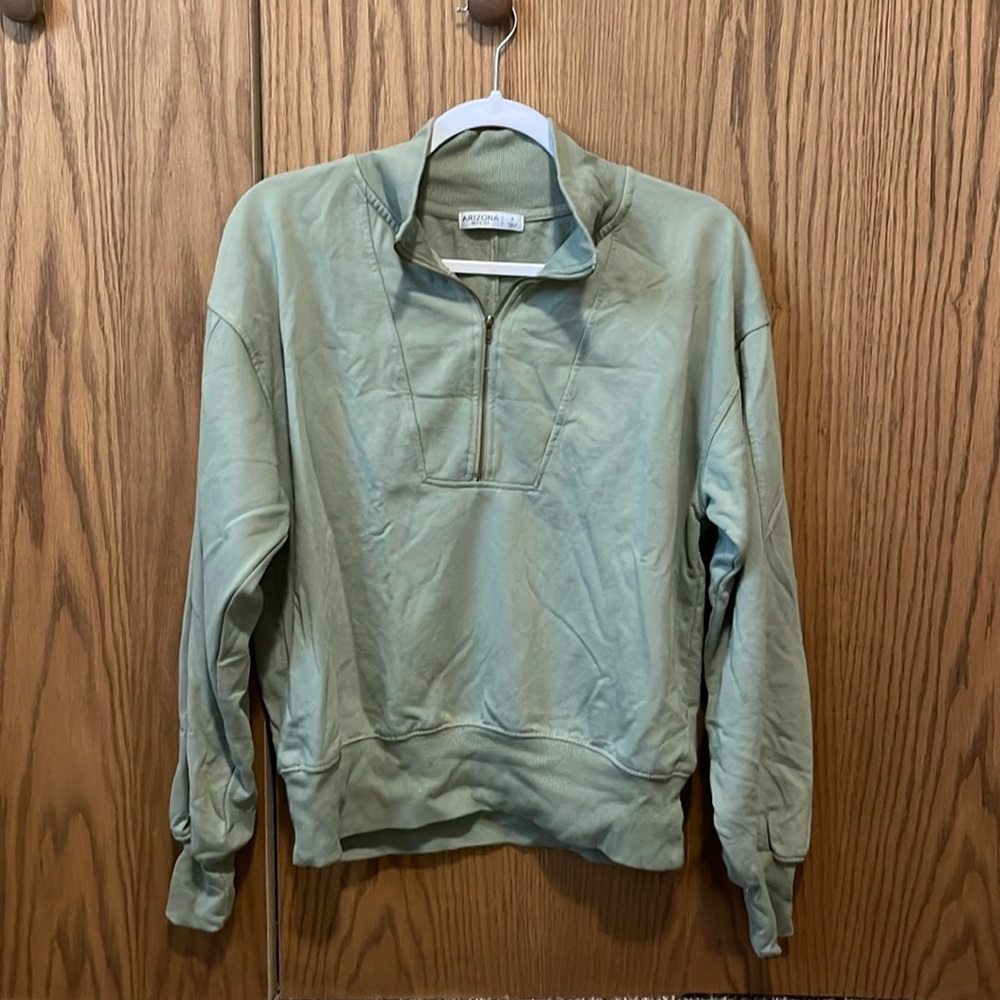Green Quarter Zip